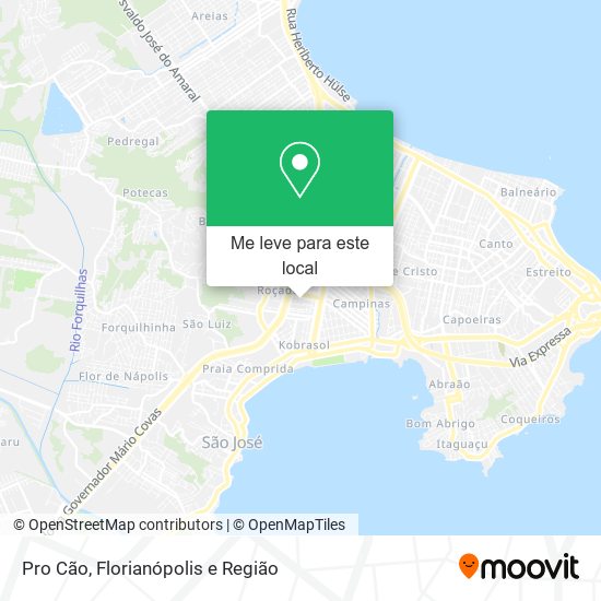 Pro Cão mapa