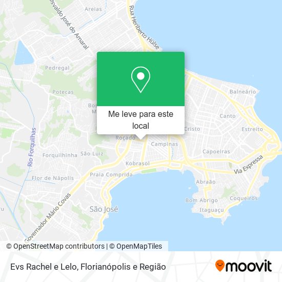 Evs Rachel e Lelo mapa