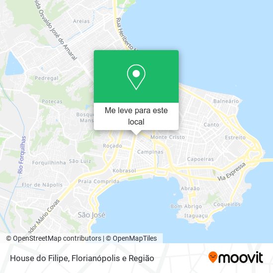 House do Filipe mapa