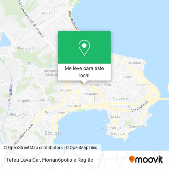Teteu Lava Car mapa