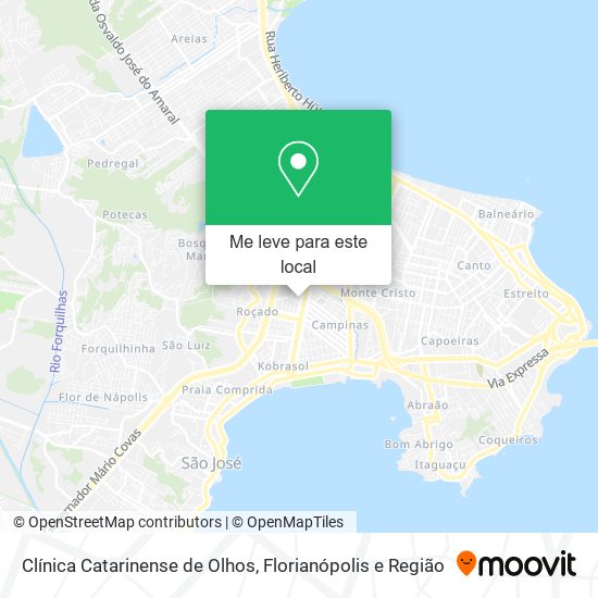 Clínica Catarinense de Olhos mapa