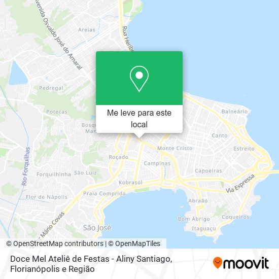 Doce Mel Ateliê de Festas - Aliny Santiago mapa