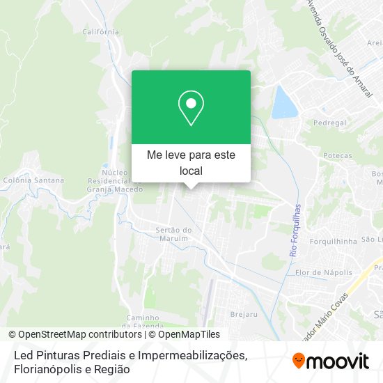 Led Pinturas Prediais e Impermeabilizações mapa