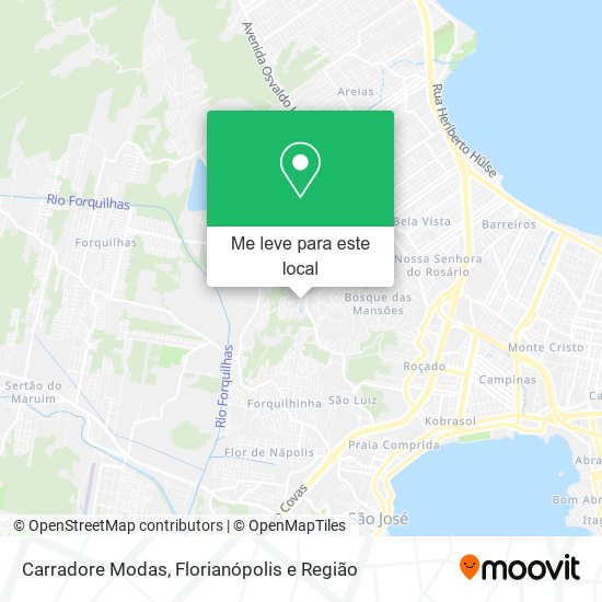 Carradore Modas mapa