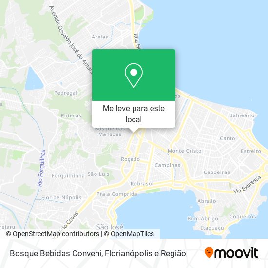 Bosque Bebidas Conveni mapa