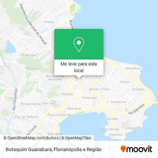 Botequim Guanabara mapa