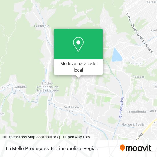 Lu Mello Produções mapa