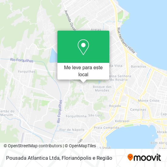 Pousada Atlantica Ltda mapa