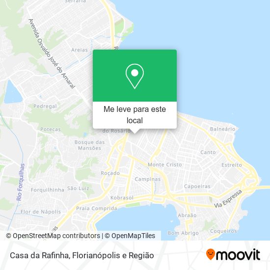 Casa da Rafinha mapa