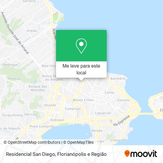 Residencial San Diego mapa