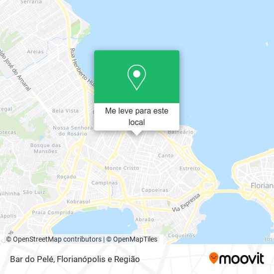 Bar do Pelé mapa