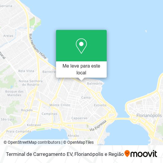 Terminal de Carregamento EV mapa