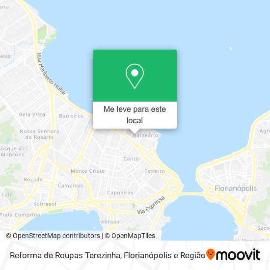 Reforma de Roupas Terezinha mapa
