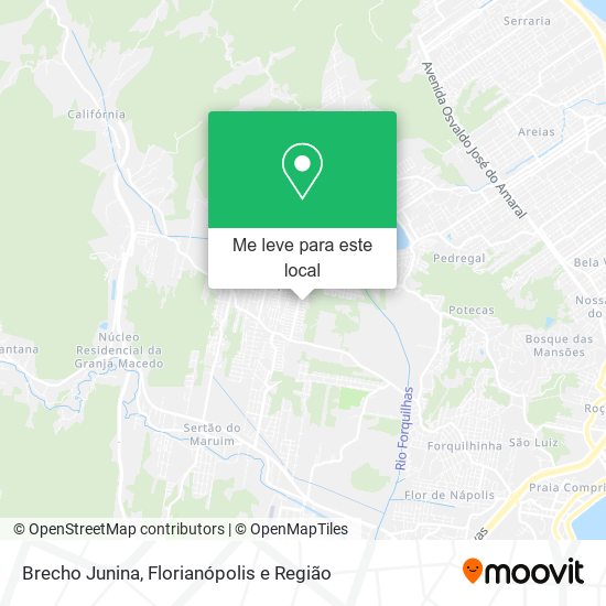 Brecho Junina mapa