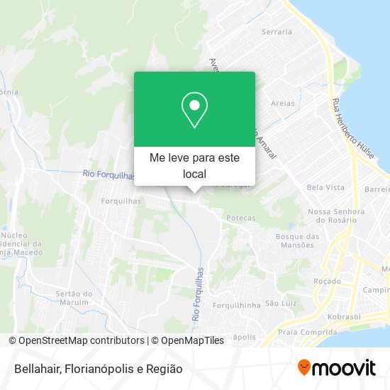 Bellahair mapa