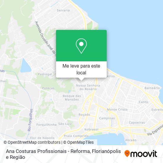 Ana Costuras Profissionais - Reforma mapa