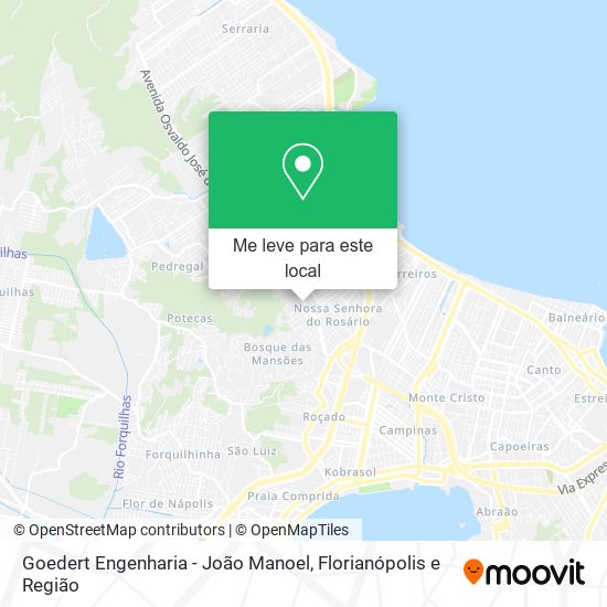 Goedert Engenharia - João Manoel mapa
