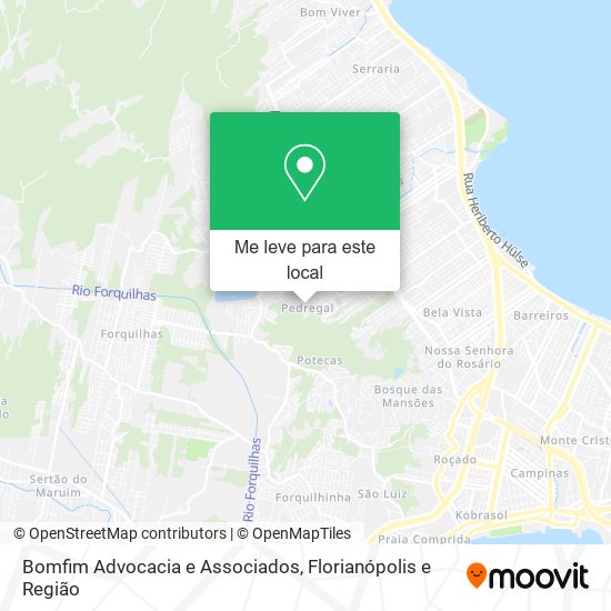 Bomfim Advocacia e Associados mapa