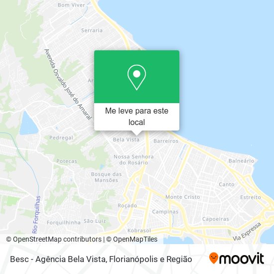 Besc - Agência Bela Vista mapa