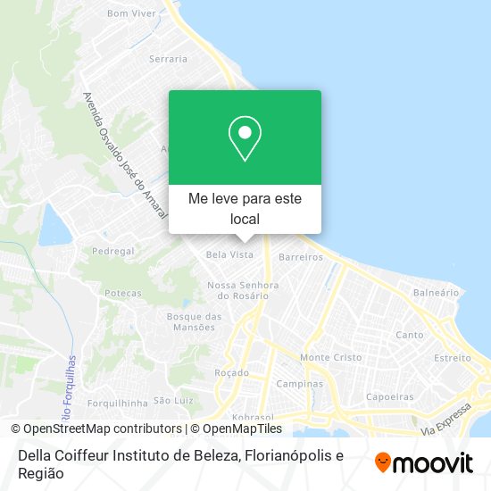 Della Coiffeur Instituto de Beleza mapa