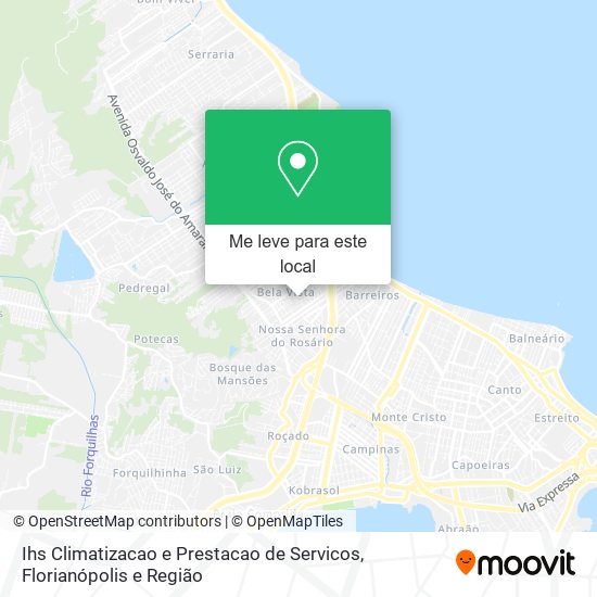 Ihs Climatizacao e Prestacao de Servicos mapa