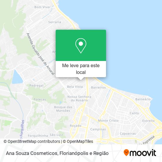 Ana Souza Cosmeticos mapa