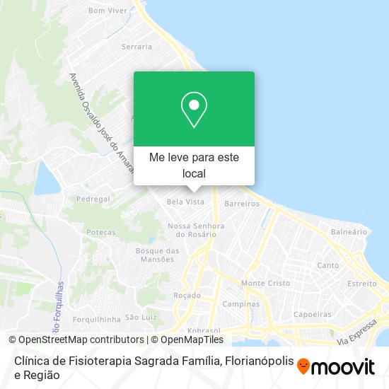 Clínica de Fisioterapia Sagrada Família mapa