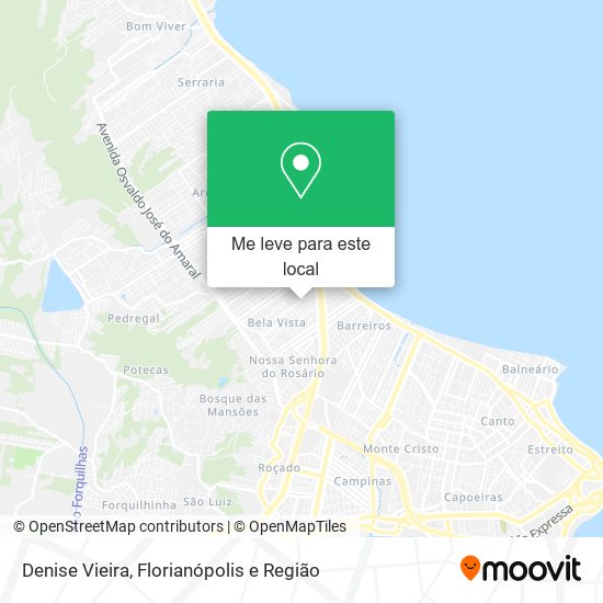 Denise Vieira mapa