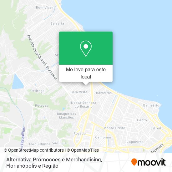Alternativa Promocoes e Merchandising mapa