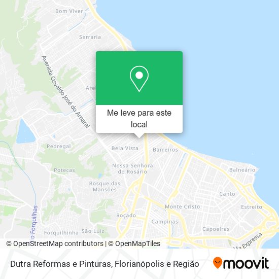 Dutra Reformas e Pinturas mapa