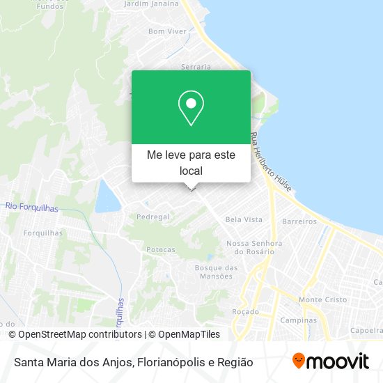 Santa Maria dos Anjos mapa