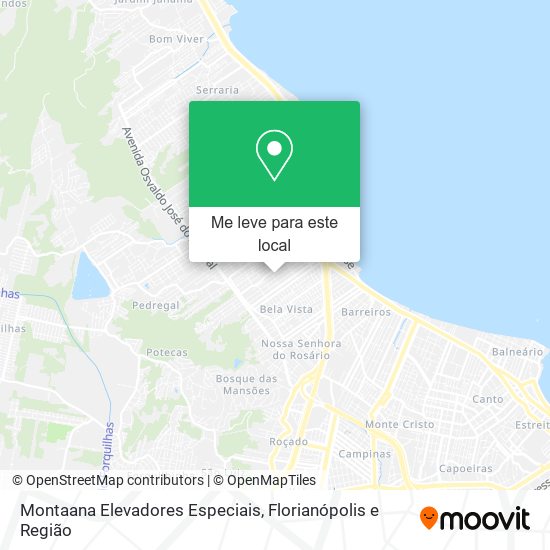 Montaana Elevadores Especiais mapa