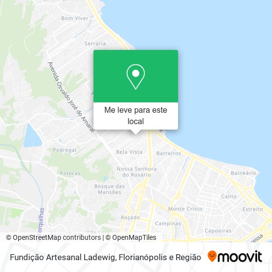 Fundição Artesanal Ladewig mapa