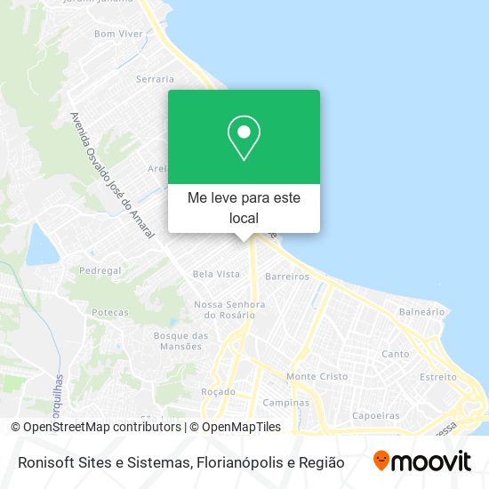 Ronisoft Sites e Sistemas mapa