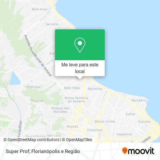 Super Prof mapa