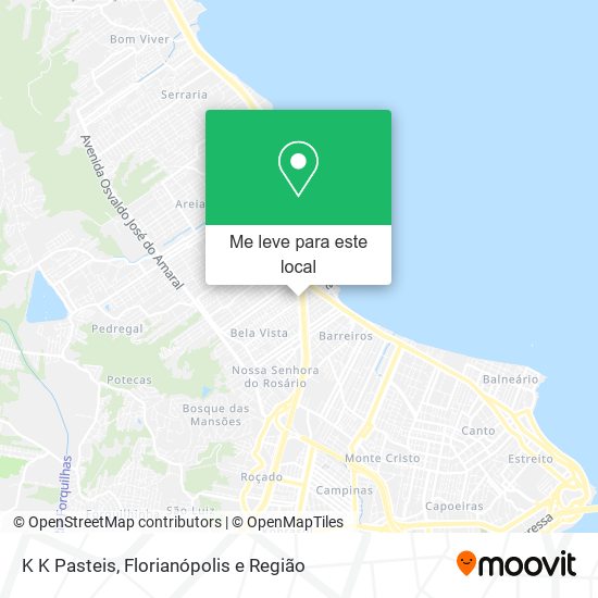 K K Pasteis mapa