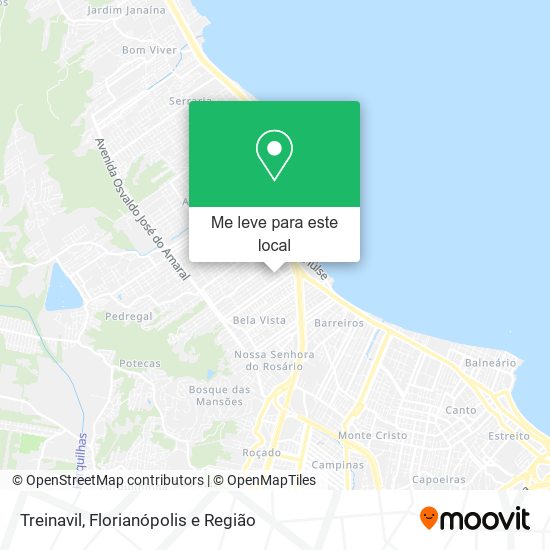 Treinavil mapa