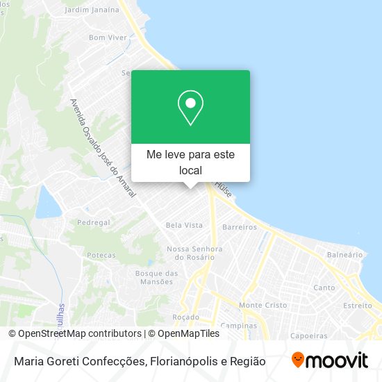 Maria Goreti Confecções mapa