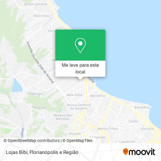 Lojas Bibi mapa