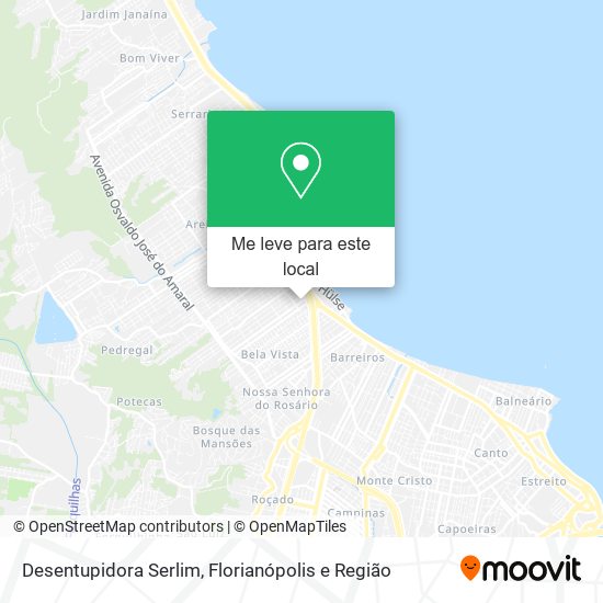 Desentupidora Serlim mapa