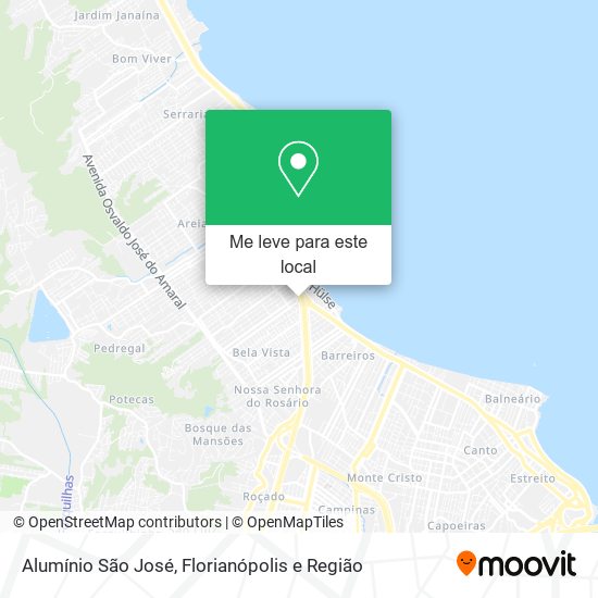 Alumínio São José mapa