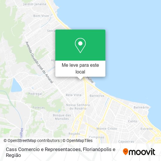 Cass Comercio e Representacoes mapa