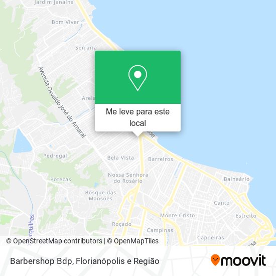 Barbershop Bdp mapa