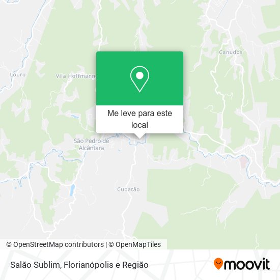 Salão Sublim mapa