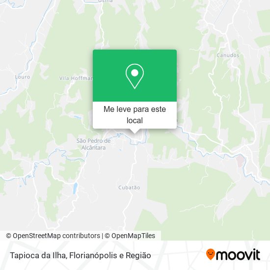 Tapioca da Ilha mapa