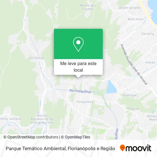 Parque Temático Ambiental mapa