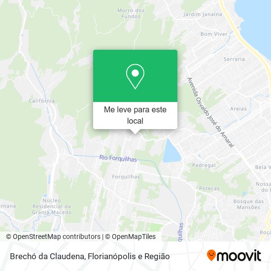 Brechó da Claudena mapa