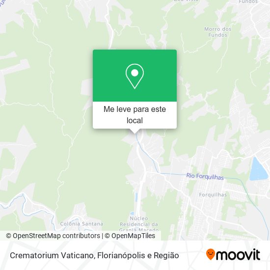 Crematorium Vaticano mapa