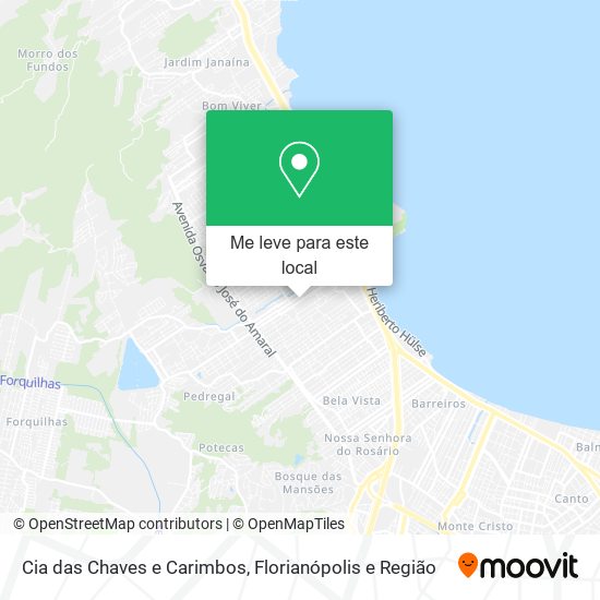 Cia das Chaves e Carimbos mapa
