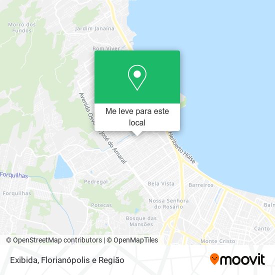 Exibida mapa